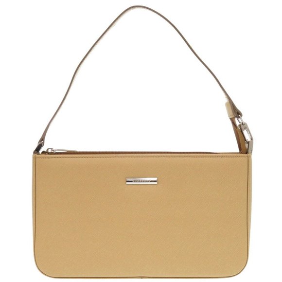 Burberry Leather Beige Shoulder Bag 0391BURBERRY - Picture 1 of 9